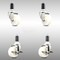 Service Caster 3 Inch 316SS Nylon Wheel Swivel 1-3/8 Inch Expanding Stem Caster Brake SCC, 2PK SCC-SS316EX20S314-NYS-2-TLB-2-138 - alternate 1